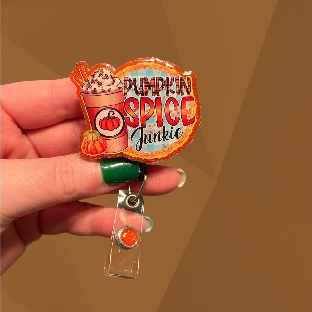 Pumpkin Spice Junkie Bade Reel - Picture 3 of 3